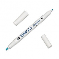 Embossing Pen, clear (light blue hue)